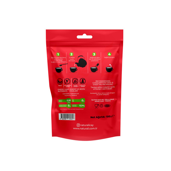 Naturali Kuşburnu Çayı 100 Gr - 2