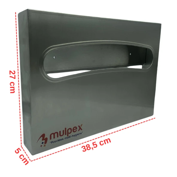 Mulpex 304 Kalite Paslanmaz Klozet Kapak Örtüsü Dispenseri - 2