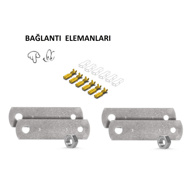 SEGER 12V. İKİ TERMİNAL DADAT KORNA SETİ, STANDART, No: 60BO12.000.02K, EAN: 8698520200530 - 2