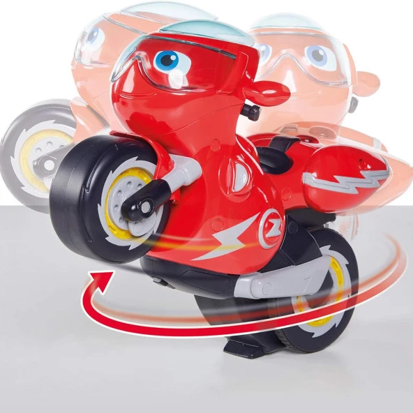 Uzaktan Kumandalı Ricky Zoom Ricky Motorsiklet RC Ricky Figürü - 3