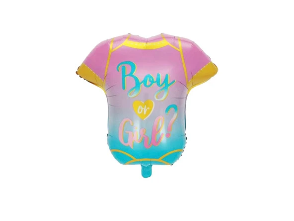 Boy Girl Elbise Folyo Balon 62x55 cm