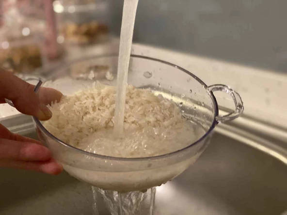 Akrilik Şeffaf Mini Pirinç Süzgeçi & Bakliyat Süzgeçi (3 Su Bardağı Ölçülü) - 3