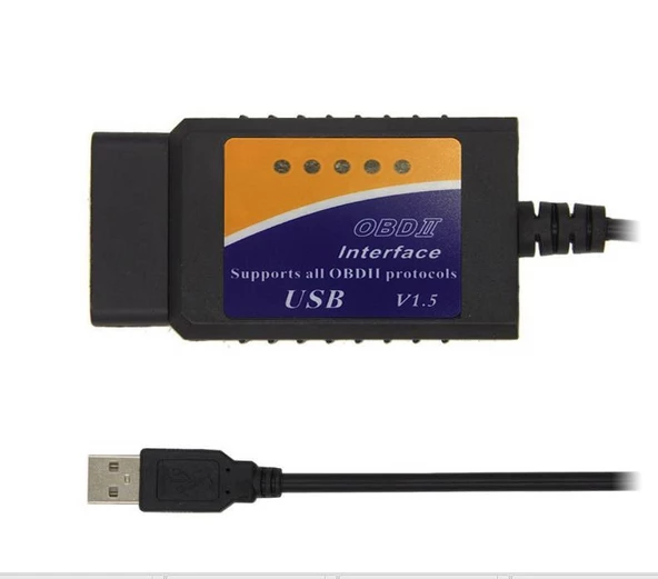 ELM327 Araç Arıza Tespit Cihazı OBD2 V1.5 (USB)