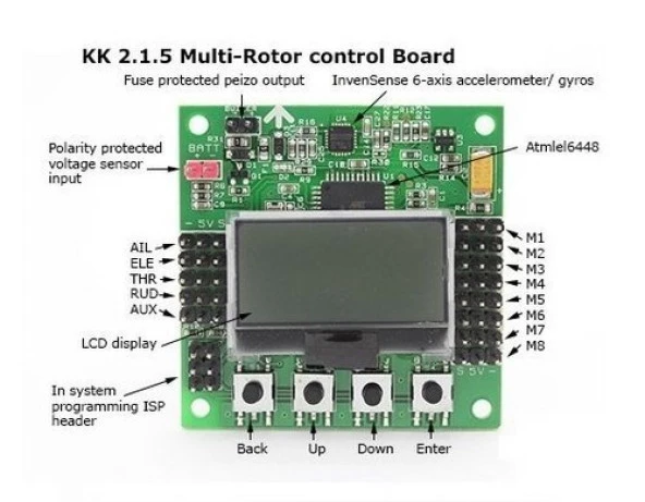 KK2.1 EVO Uçuş Kontrol Kartı - Resim 2