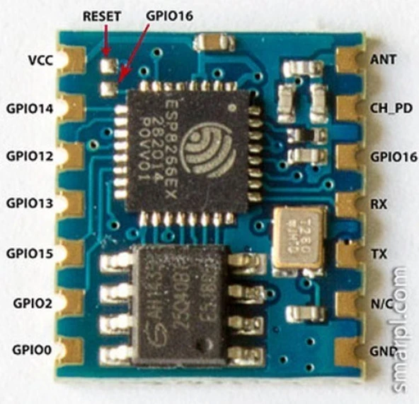 ESP8266 ESP-04 Seri Haberleşmeli WiFi Modülü - Resim 2