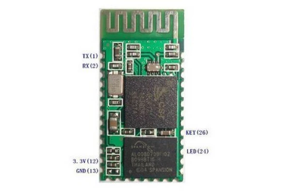 HC-06 Kablosuz Bluetooth Modülü (Plakasız) - Resim 2