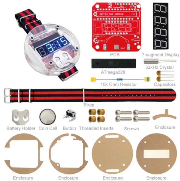 Arduino Giyilebilir DIY Elektronik Saat
