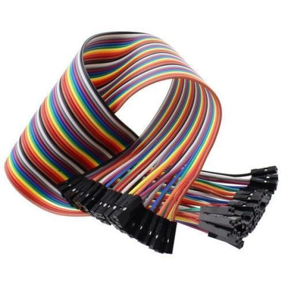 40 Pin 30cm Dişi - Dişi Jumper Kablo