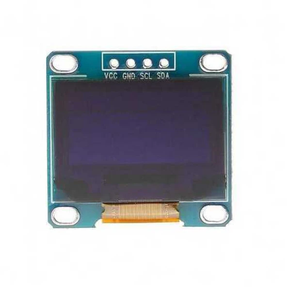 0.96" 4 pin Mavi I2C IIC OLED LCD Modülü
