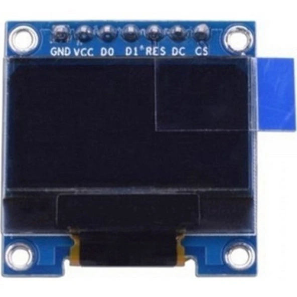 0.96" 7 Pinli SPI İletişimli OLED LCD Modülü