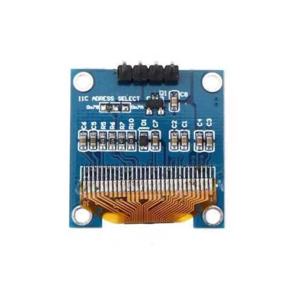 0.96" 4 pin Mavi I2C IIC OLED LCD Modülü - Resim 3