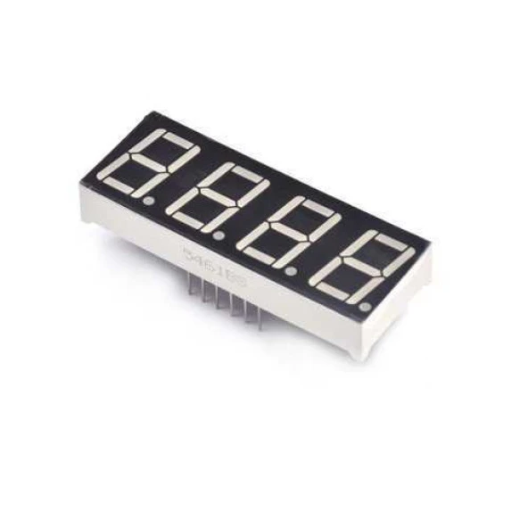 0.56 Kırmızı 4 lü 7-Segment Anot Display
