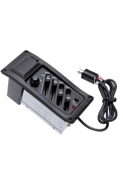 Midex ME-40 Gitar Preamp 4-Band EQ Ekolayzer Piezo Pickup Amplifier ürün görseli 1