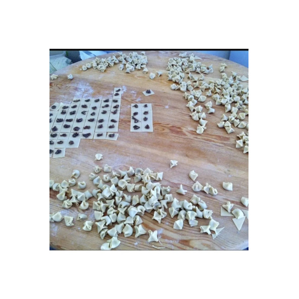 BEST 9 Bıçaklı ve 7 Bıçaklı Kare Mantımatik Mantı Kesici Merdane Mantı Kesme Aparatı Set - 4