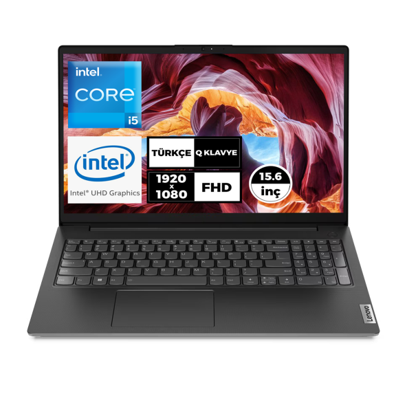 Lenovo V15 G4 IRU Intel Core i5-13420H 8GB 512GB SSD 15.6" FHD Windows 11 Pro 83A100A4TR017 ürün görseli 1