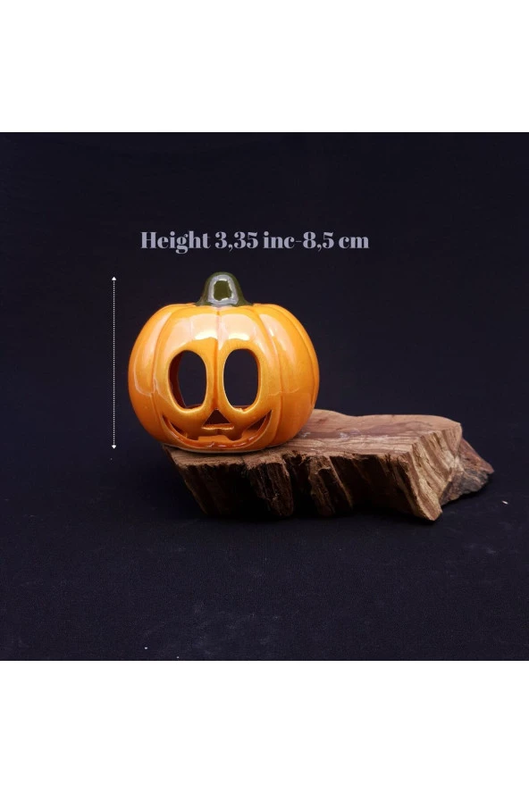 Sharp&art Çini Balkabağı Mumluk - Resim 2