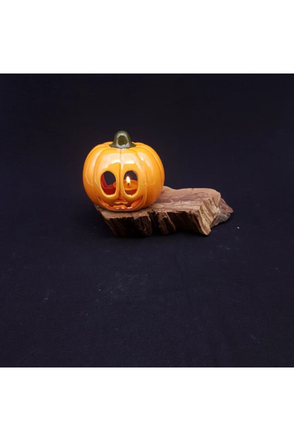 Sharp&art Çini Balkabağı Mumluk - Resim 3