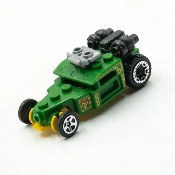 Hot Wheels Tekli Araba HKJ88, Brick Rides Oyuncak Araba - 2