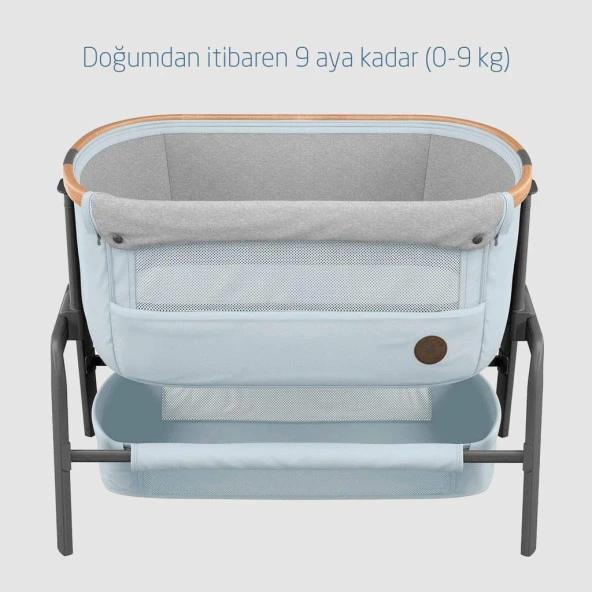 Maxi Cosi Iora Katlanabilir Anne Yanı Beşik Beyond Grey Eco