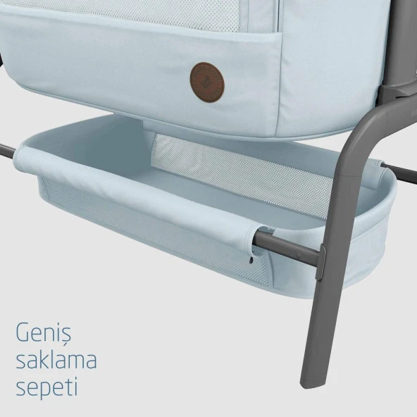 Maxi Cosi Iora Katlanabilir Anne Yanı Beşik Beyond Grey Eco - 8