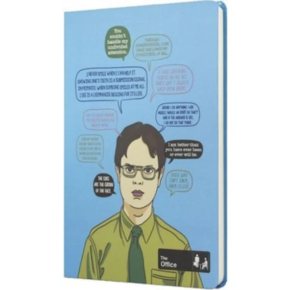 Mabbels Sert Kapak Butik Defter The Office Mavi 80 YP 15x21 DFT-388104