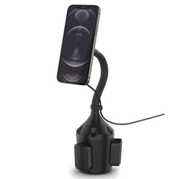 Spigen OneTap Cup Holder Bardaklık Araç Tutacağı + MagSafe Manyetik Kablosuz Şarj Cihazı ACP03810