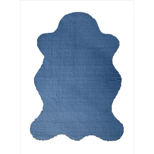 Prizma Comfort Post Petrol Mavisi Kaymaz Taban 80x150 cm Halı