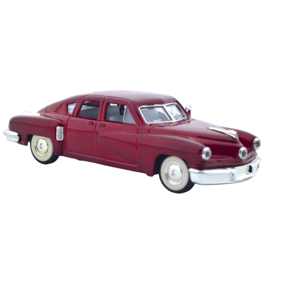 Tucker Torpedo (1948) 1/43 Ölçekli Diecast Metal Model Araba Hasarlı - 4