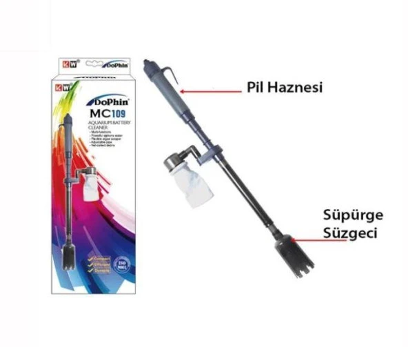 Dophin Pilli Dip Süpürge