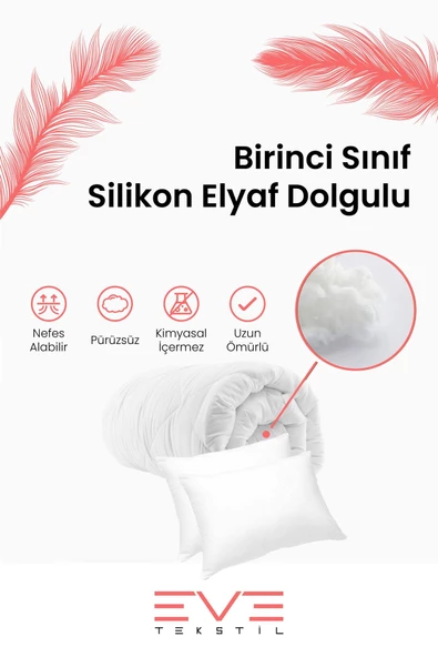 Eve Cift Kisilik Yorgan Seti 195cmx215cm - 2