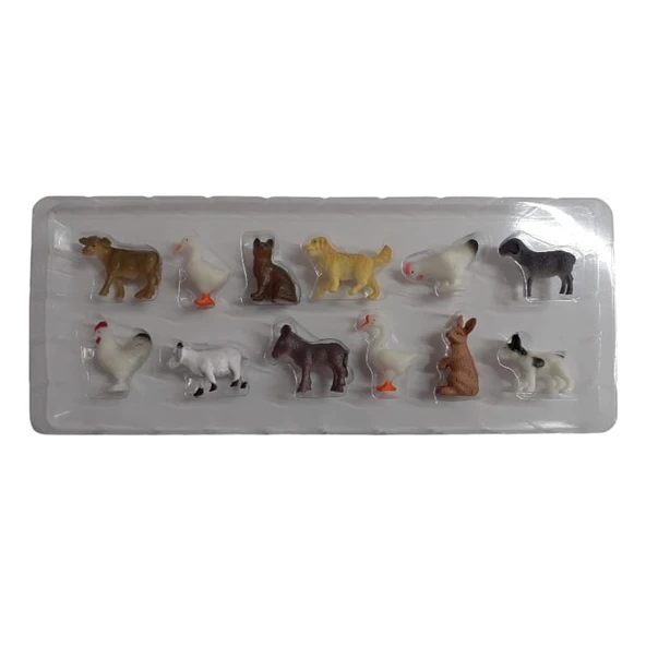 Kümes Hayvanları 12li Kutulu Set - 2