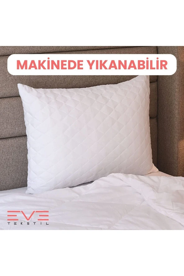 Eve Tekstil 8 Adet Diamond Kalite Kapitone Yastık 50x70 Cm 800 gr - Resim 5