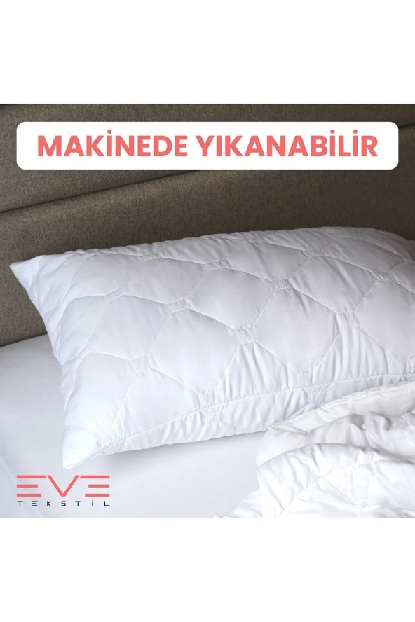 Eve Tekstil 10 Adet Diamond Plus Kapitone Yastık 50x70 Cm 800 gr - Resim 4