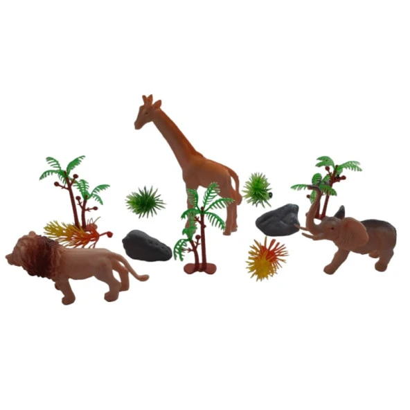 Vahşi Hayvanları Set Silindir Kutulu - 2