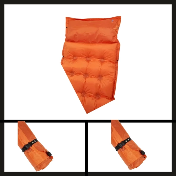 Uyguna-Yakala Turuncu (502018) Alpinist Comfort Air Şişme Mat-MLZ.207 - 2