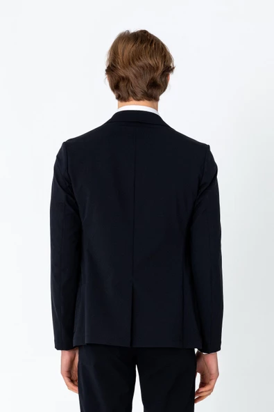 CEKMON Erkek Regular Fit Rahat Kırışmayan Hafif Blazer Ceket - 4