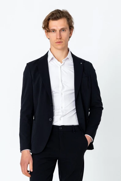 CEKMON Erkek Regular Fit Rahat Kırışmayan Hafif Blazer Ceket - 6