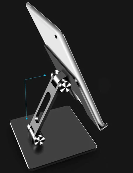 Tablet Telefon Tutucu Standı Alüminyum Teleskopik Masaüstü 134 - 6