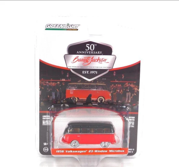 Greenlight 1956 Volkswagen 23-Window Microbus 1/64 Model Araba
