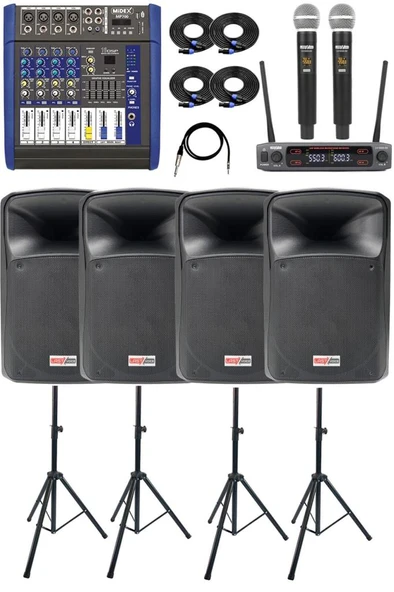 Lastvoice İdeal Paket-2 Okul Tören Ses Sistemi Seti ürün görseli