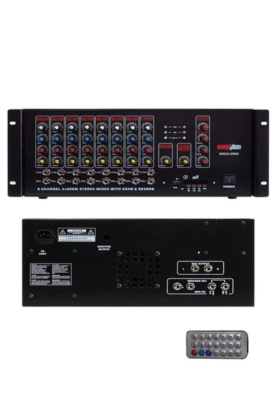 Okul Ses Sistemi İdeal İç-Dış Anfi Hoparlör Sistemi Full Paket-1 - Resim 2