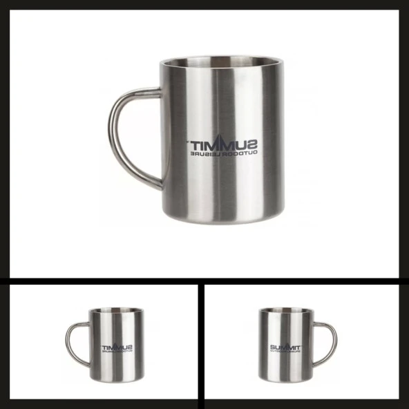 Uyguna-Yakala 450 Ml.Summit 663016 Paslanmaz Çelik Kupa Bardak-GER.032 - 2