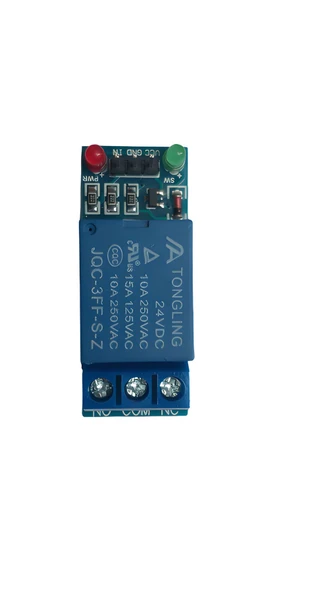 Tek Kanal 24V Röle Modülü Tekli Röle Kartı 1 Kanal Arduino Relay Tek Kanal - Resim 2