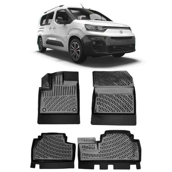 Bod Fiat Doblo 3D Havuzlu Paspas 2023-Sonrası ürün görseli