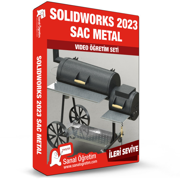 Solidworks 2023 Sac Metal Video Öğretim Seti