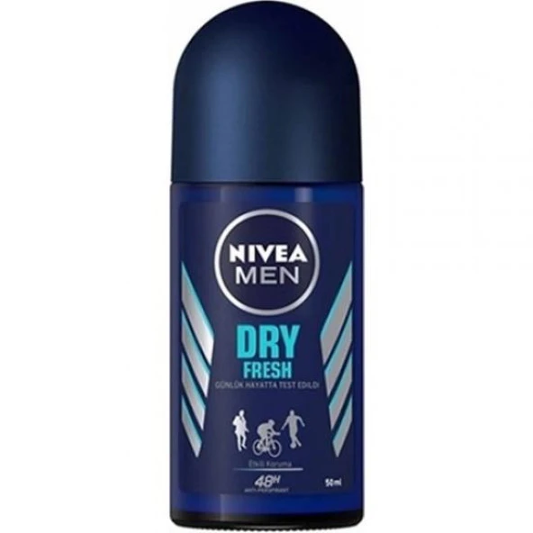 Nivea Men Roll-On Dry Fresh 50ml %0 Alkol Anti-Perspirant