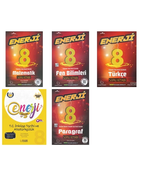 LGS 8. Sınıf Enerji Matematik Fen Türkçe İnkılap ve Paragraf Soru Bankası