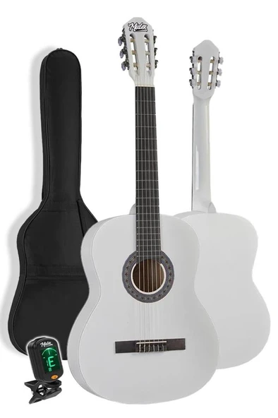 Midex CG-36WH-PAK Kaliteli 36 İnç 3/4 Juniur Çocuk Gitarı 8-12 Yaş Arası (Tuner Çanta Capo Askı Nota Sticker Pena Metod) - Resim 2