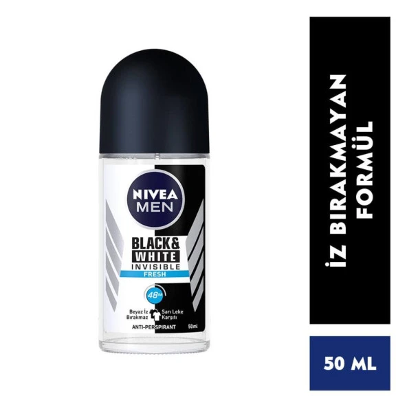 Nivea Men Roll-On B&W Invisible Fresh 50 ml