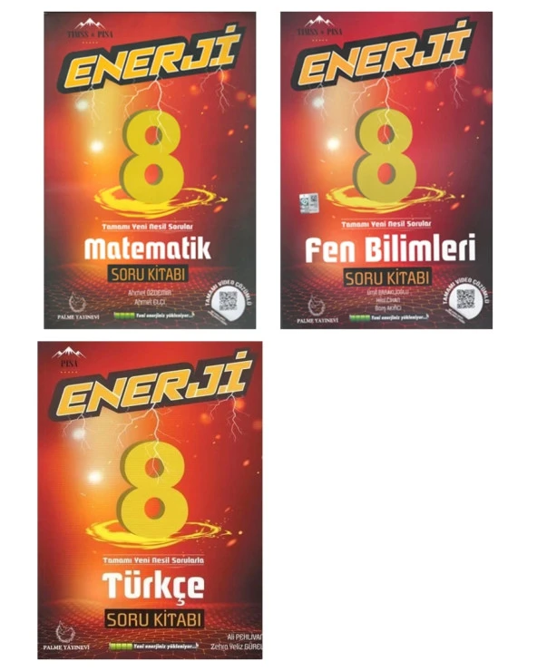 LGS 8. Sınıf Enerji Matematik Türkçe ve Fen Soru Bankası